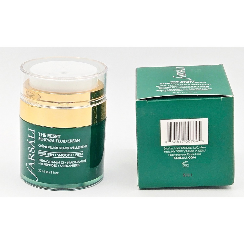 Farsali The Reset Renewal Fluid Cream Unisex 30ml 1fl oz Brighten Smooth Firm - Picture 5 of 5